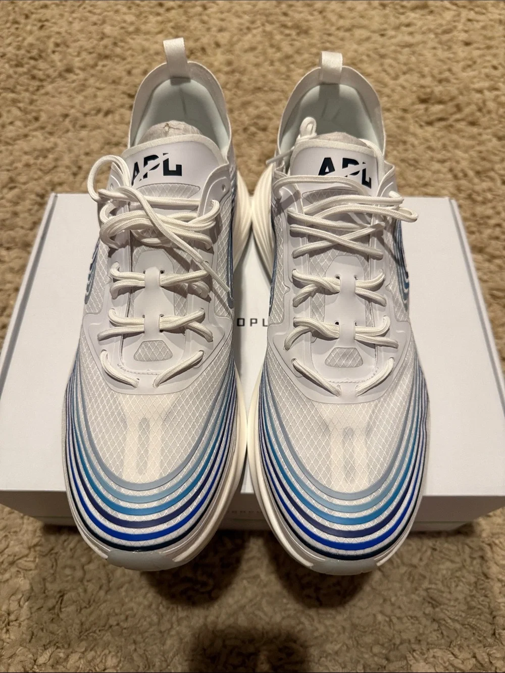 NIB Men's APL Streamline White Midnight Multi Tennis Shoes
